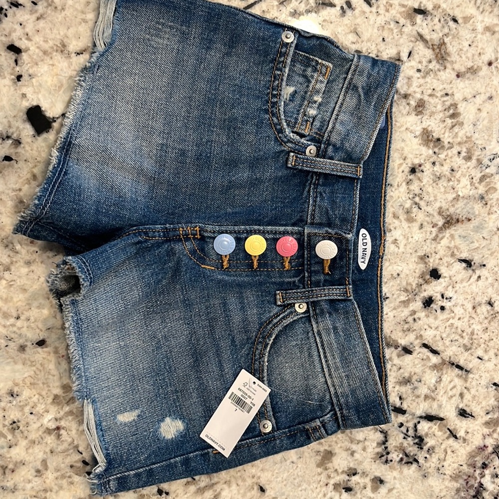 New denim jean shorts